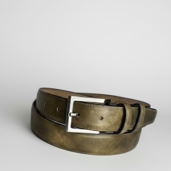 Maison Koly X Enzo Bonafe Dress Belt Handmade Khaki Museum - Picture 2 of 3